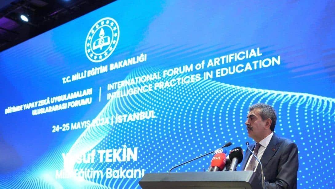 EĞİTİMDE YAPAY ZEKÂ UYGULAMALARI ULUSLARARASI FORUMU TAMAMLANDI